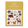 Nuukk Organic Temporary Tattoo | Woodland Animals | Conscious Craft